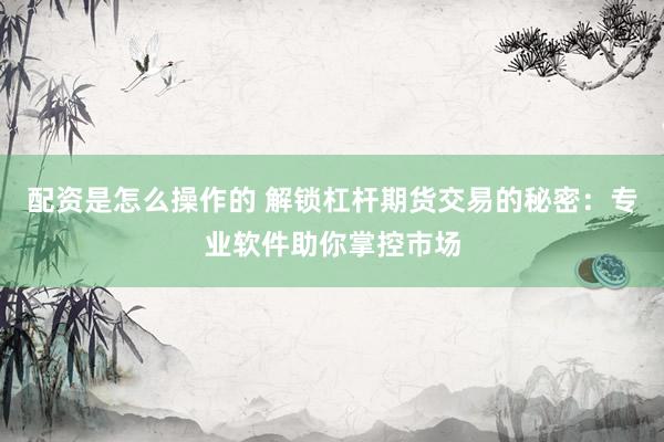 配资是怎么操作的 解锁杠杆期货交易的秘密：专业软件助你掌控市场