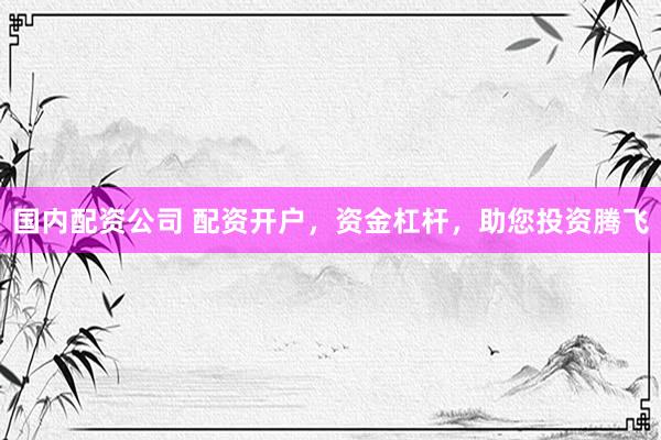 国内配资公司 配资开户，资金杠杆，助您投资腾飞