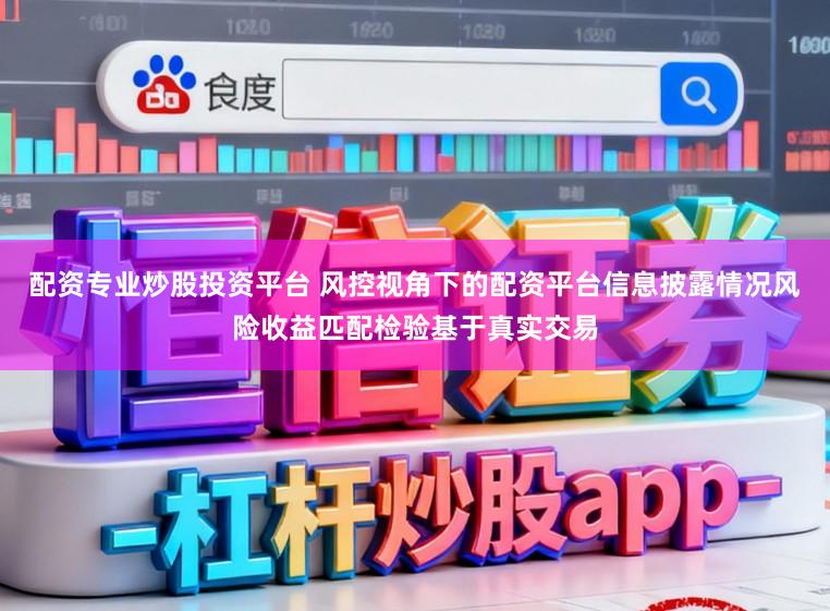 配资专业炒股投资平台 风控视角下的配资平台信息披露情况风险收益匹配检验基于真实交易