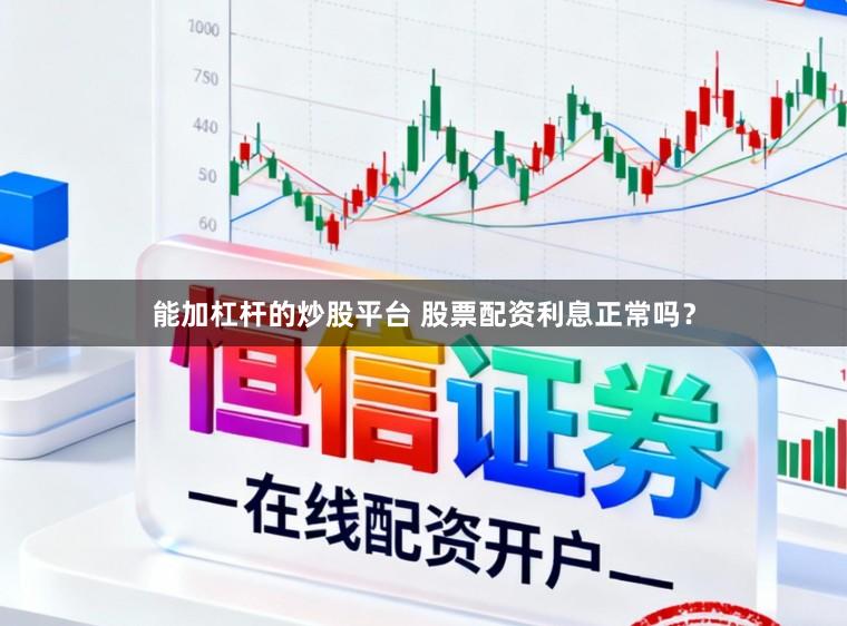 能加杠杆的炒股平台 股票配资利息正常吗？